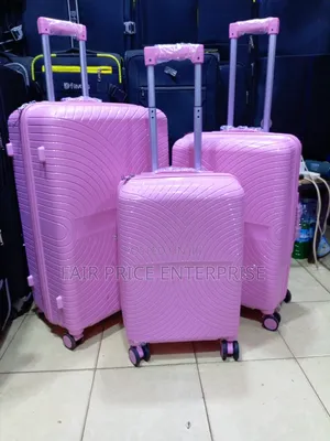 Original Coeur Plastic Suitcases With Full Set