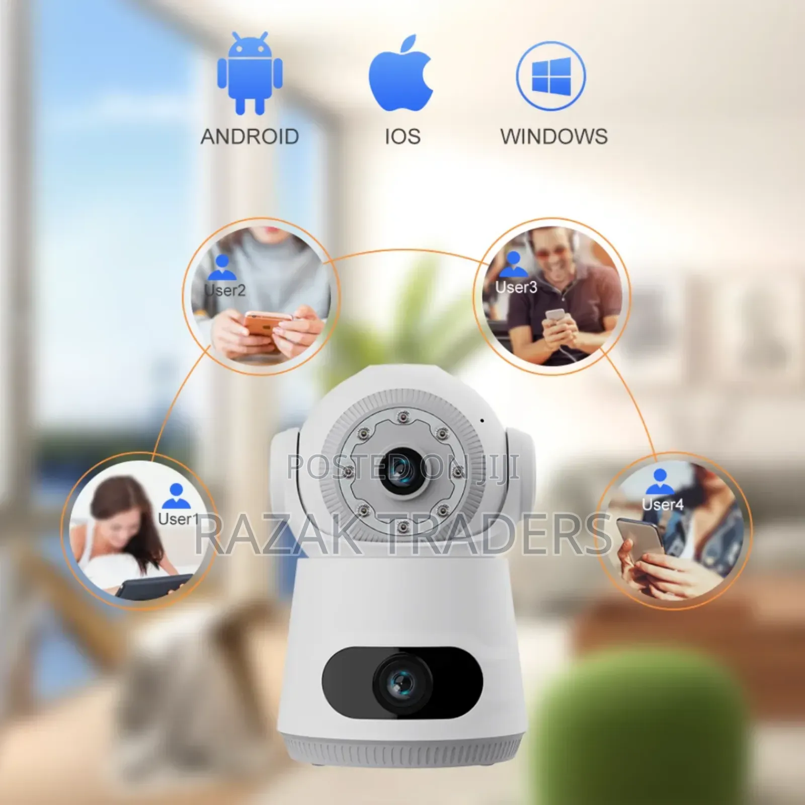 V380pro 4mp Hd Camera Wifi Video Cameras Two Way Audio