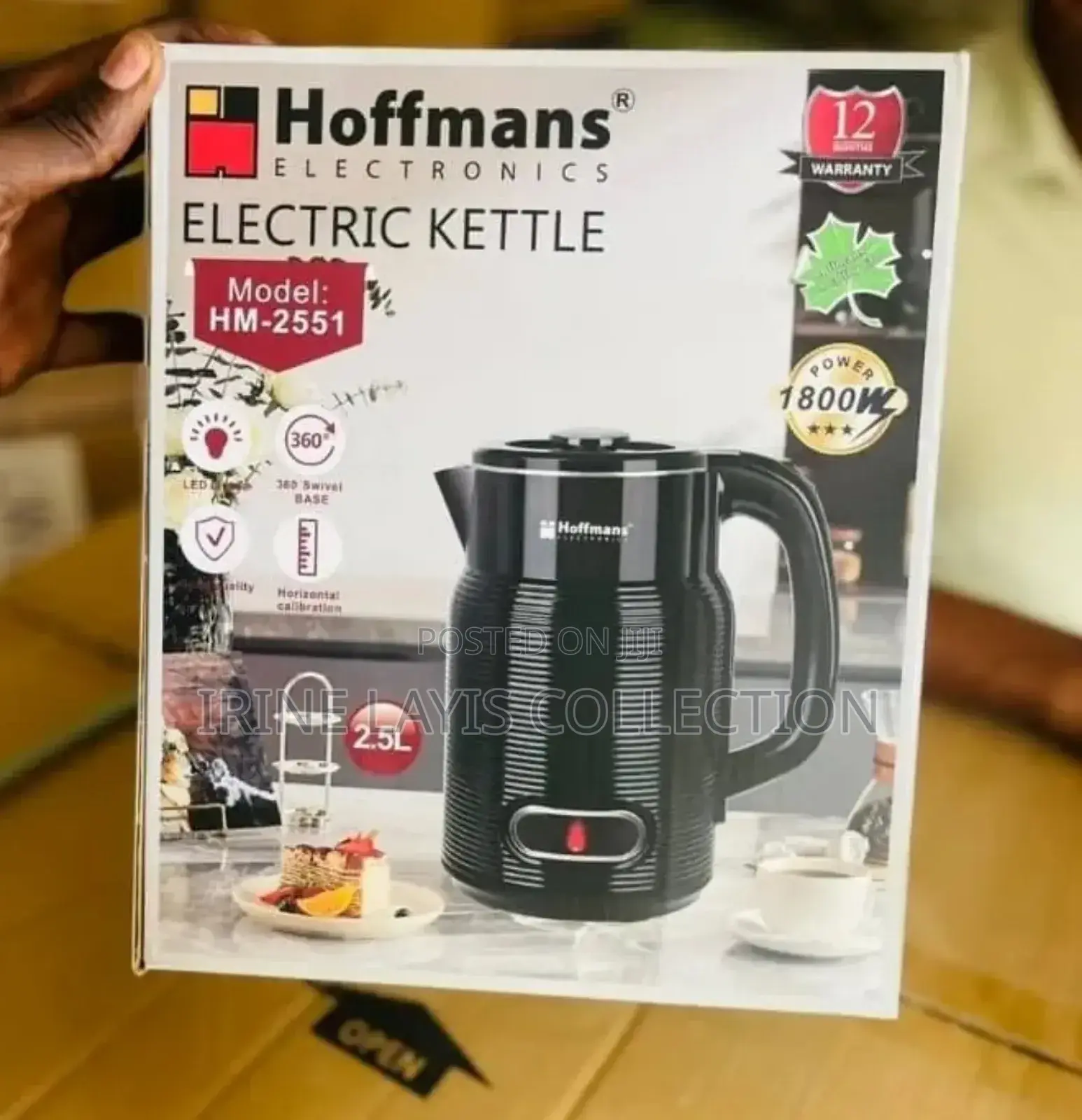 2.5ltr Hoffman Electric Kettle