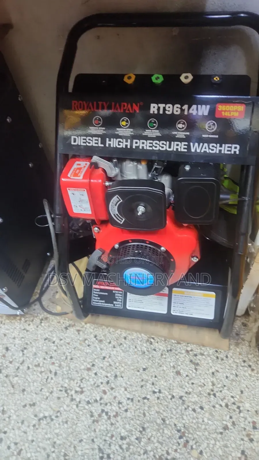 Two Wheel 3600psi/250 Bars Diesel Washer