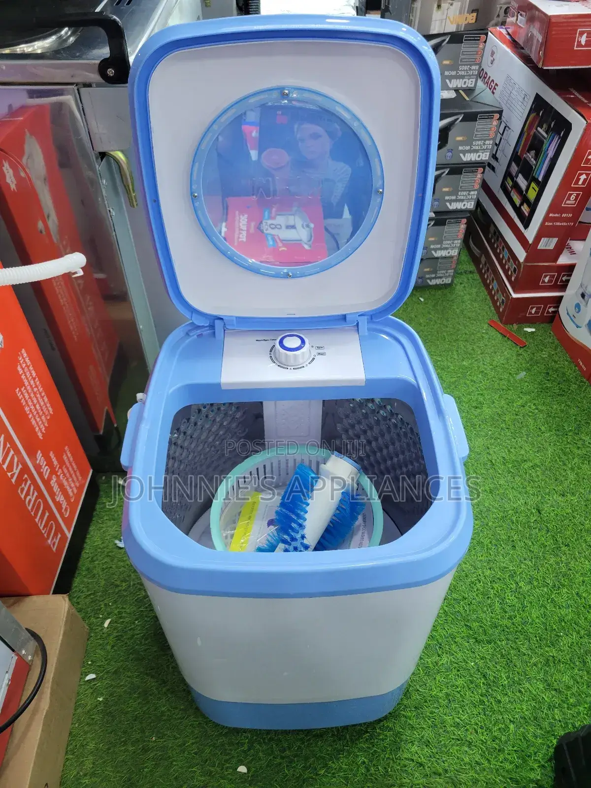 2in1 Electric Washing Machine Both Clothes and Brush Cleaner