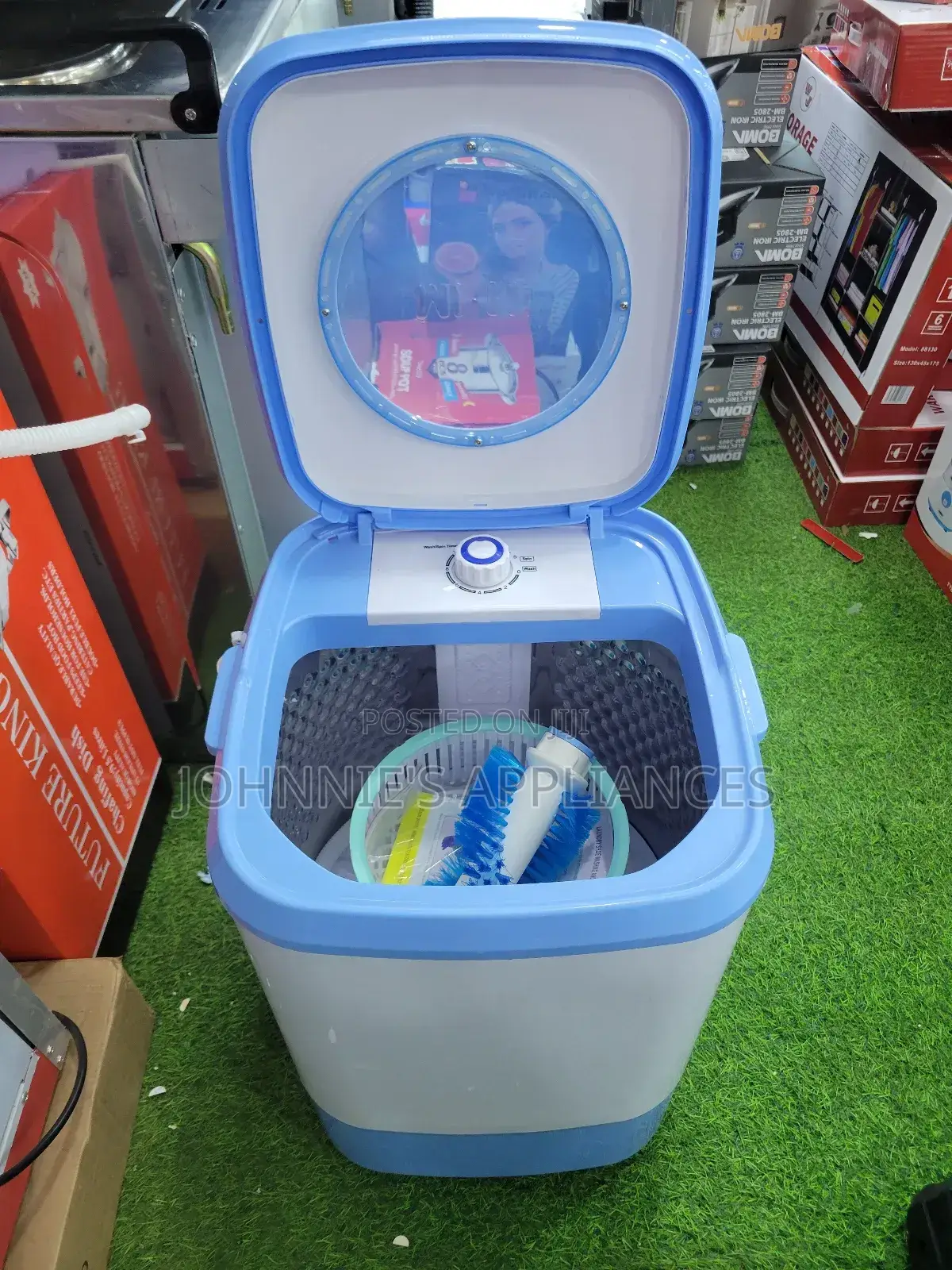 2in1 Electric Washing Machine Both Clothes and Brush Cleaner
