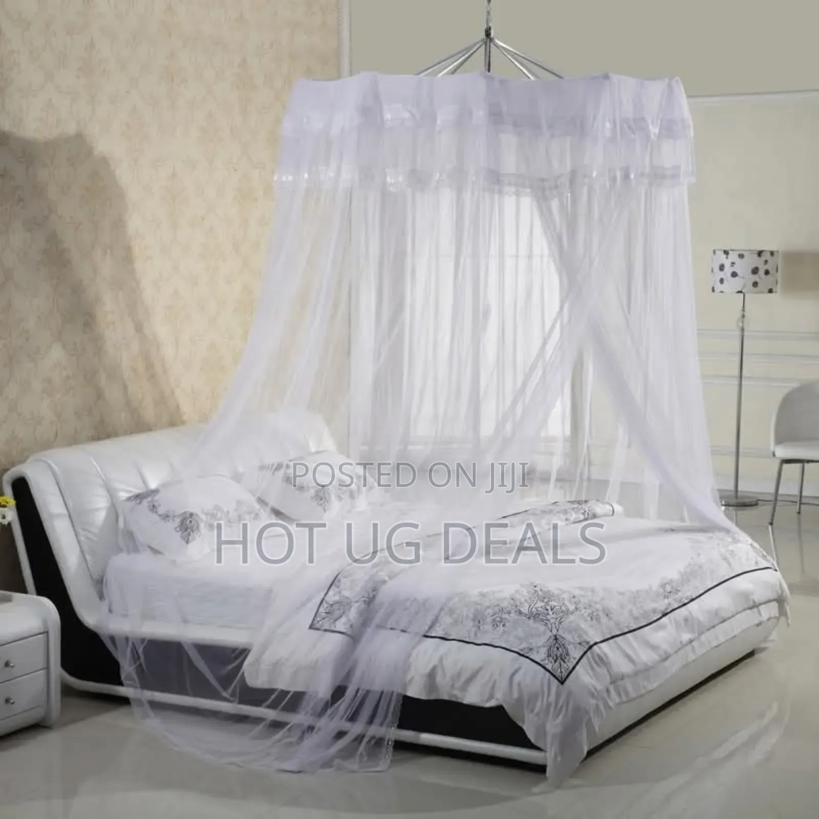 6x6 Umbrella Shaped Net - White
