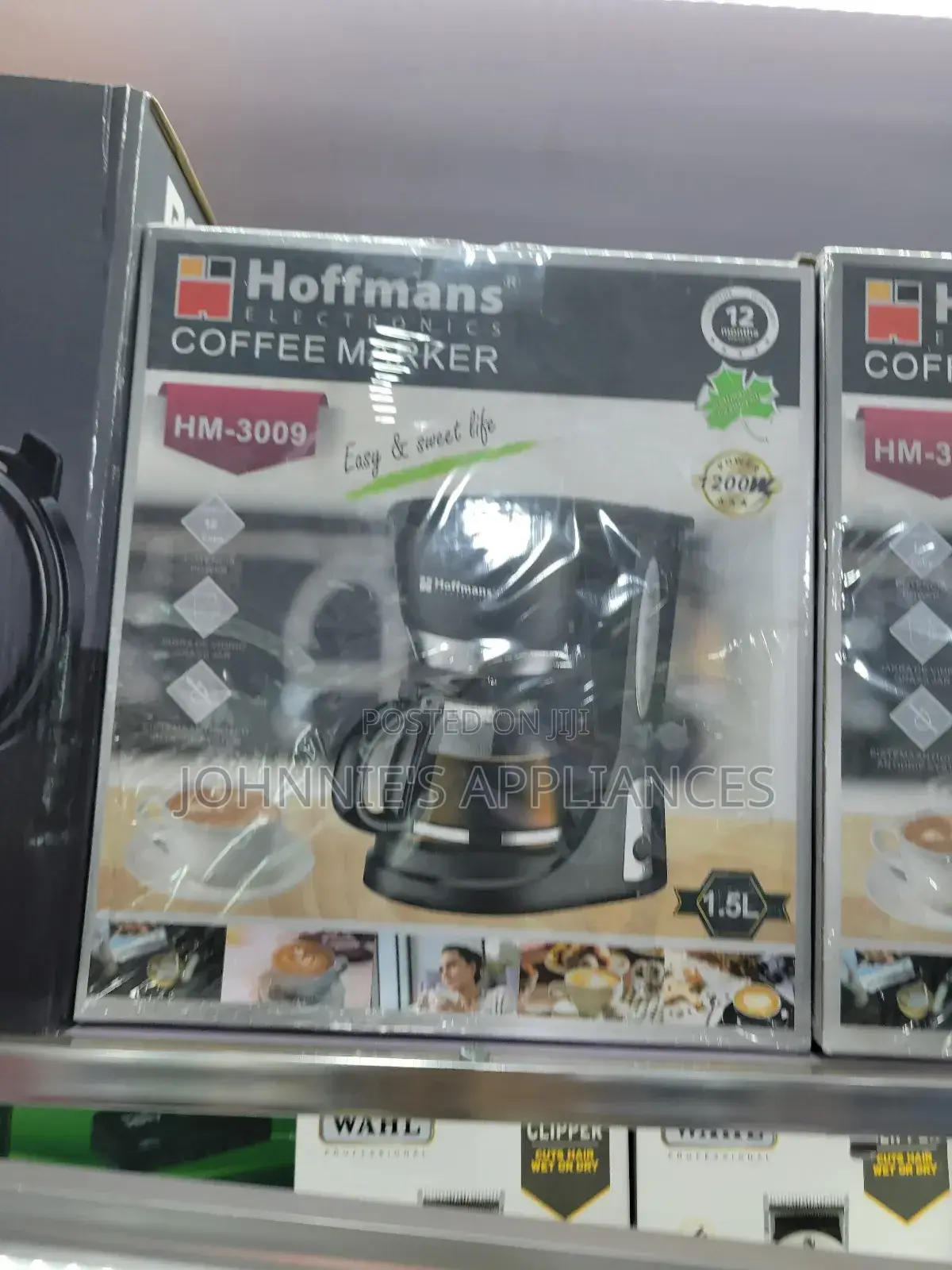 Hoffman Electric Coffee Maker Machine 1.5l