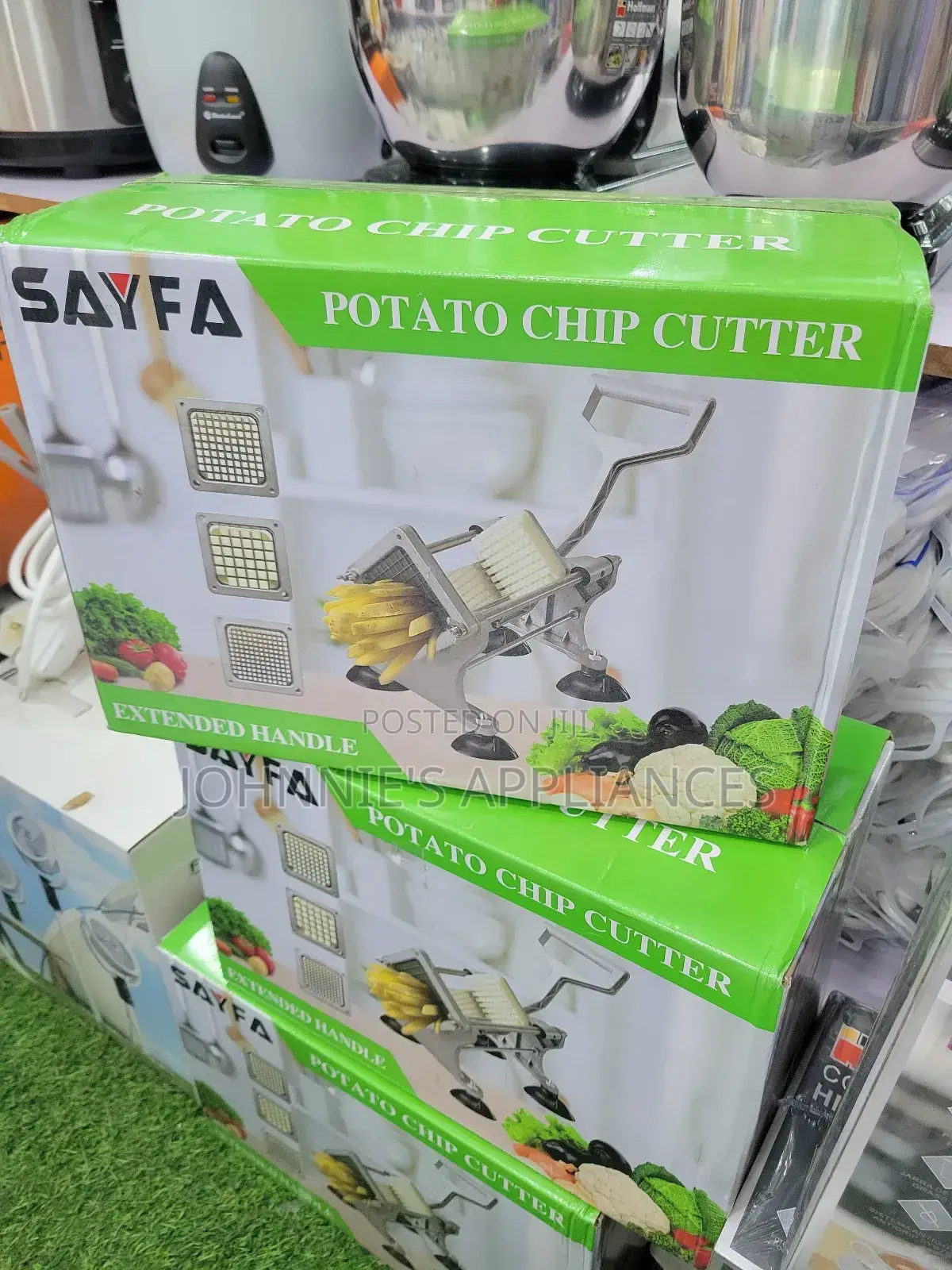 Sayfa Commercial Potato Chips Cutter Machine 3in1