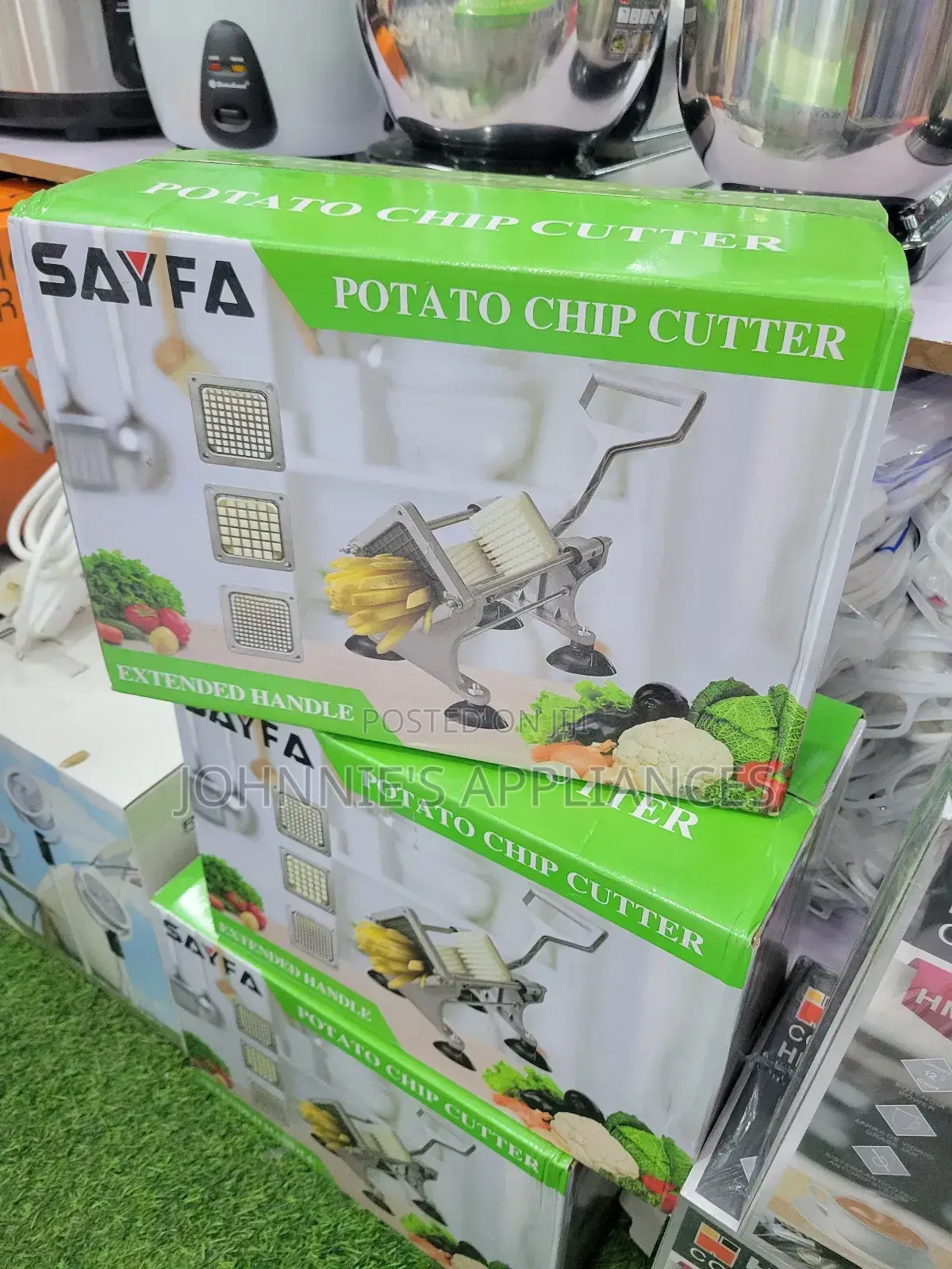 Sayfa Commercial Potato Chips Cutter Machine 3in1