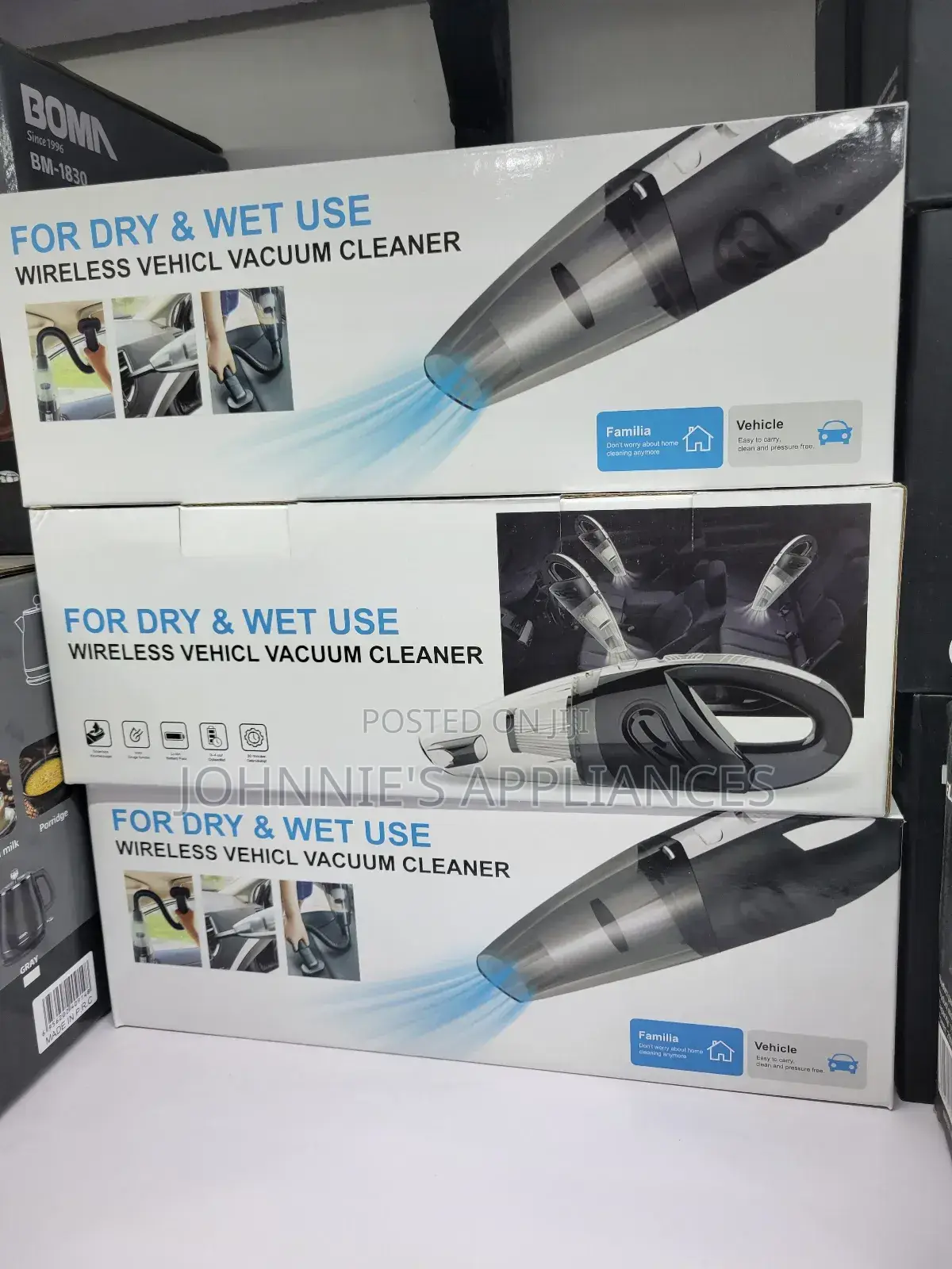 Wireless Vehicle Vacuum Cleaner Wet and Dry