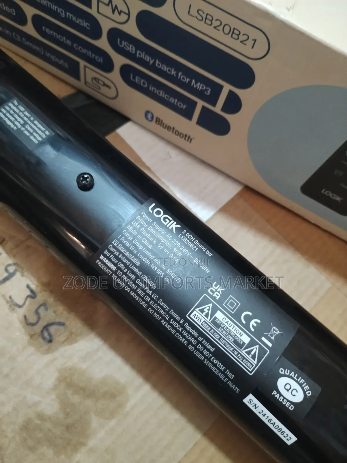 Logik Soundbar Inbuilt Subwoofer