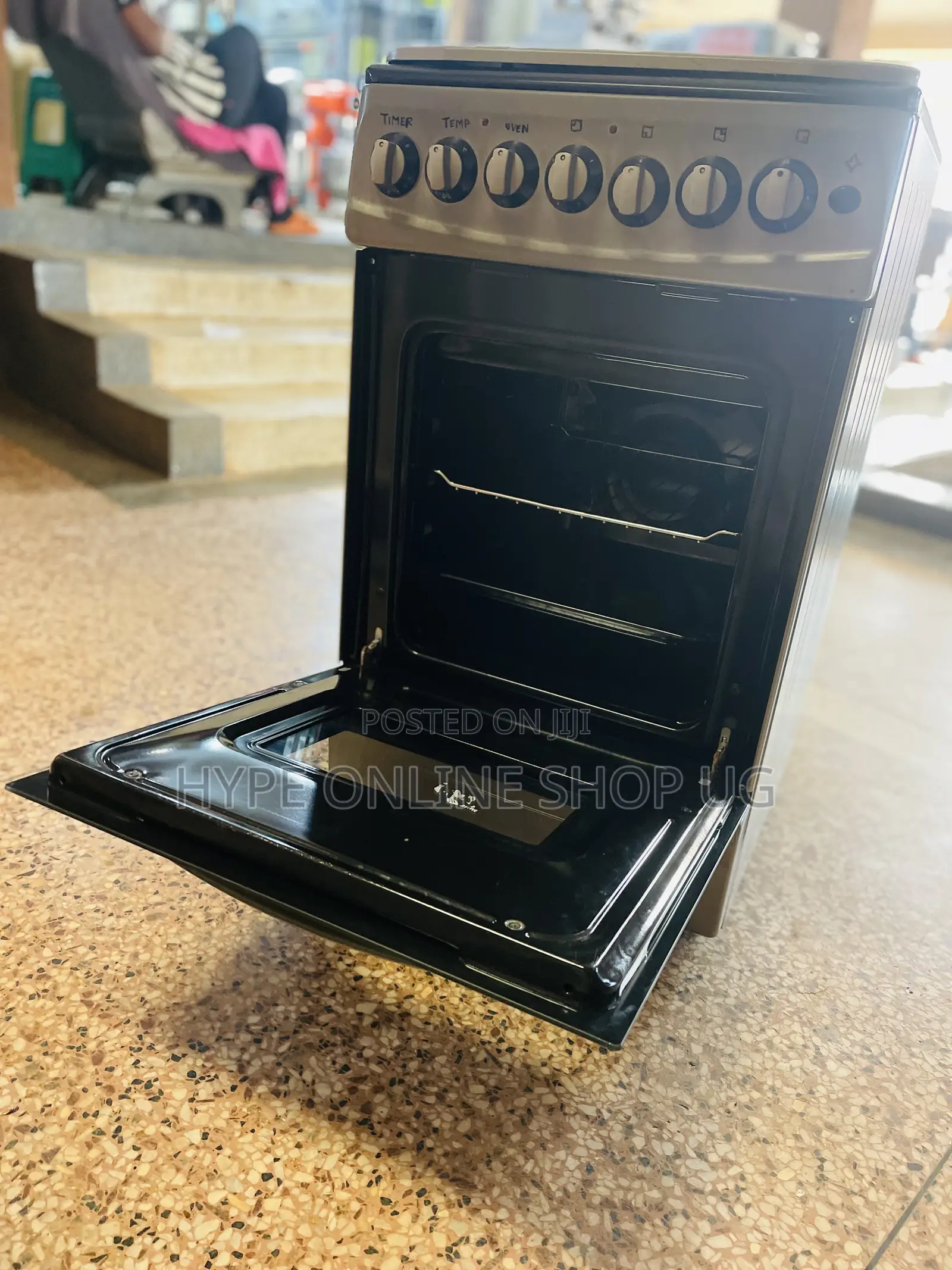 50by60 Baking Oven Electric and Gas Cooker 3+1