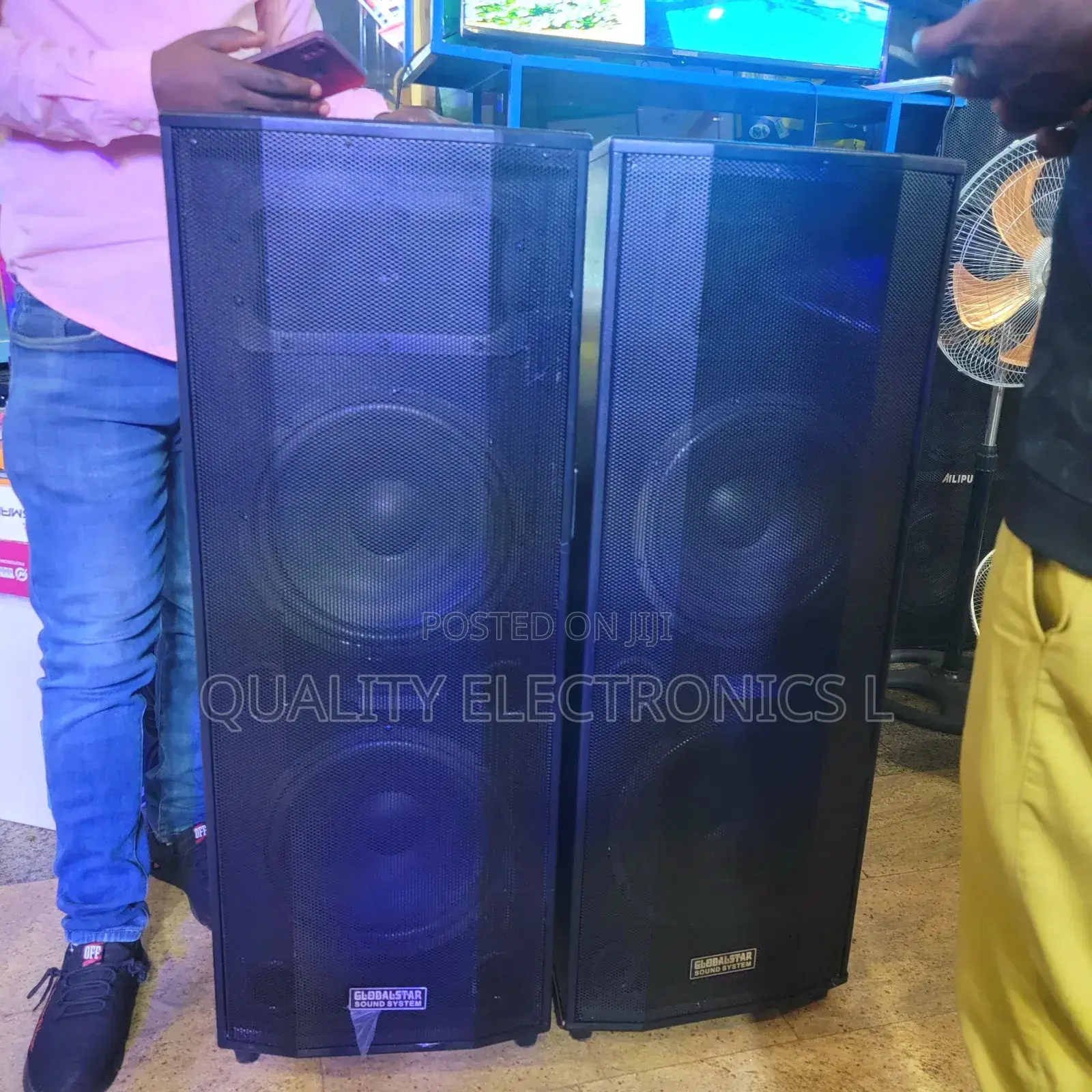Globalstar Full Range Double Speakers With 2 Microphones