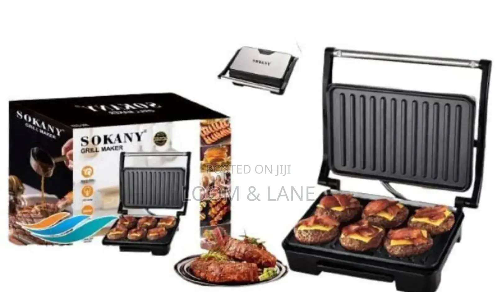 Sokany Sk-223 750w Electric Panini Press Grill