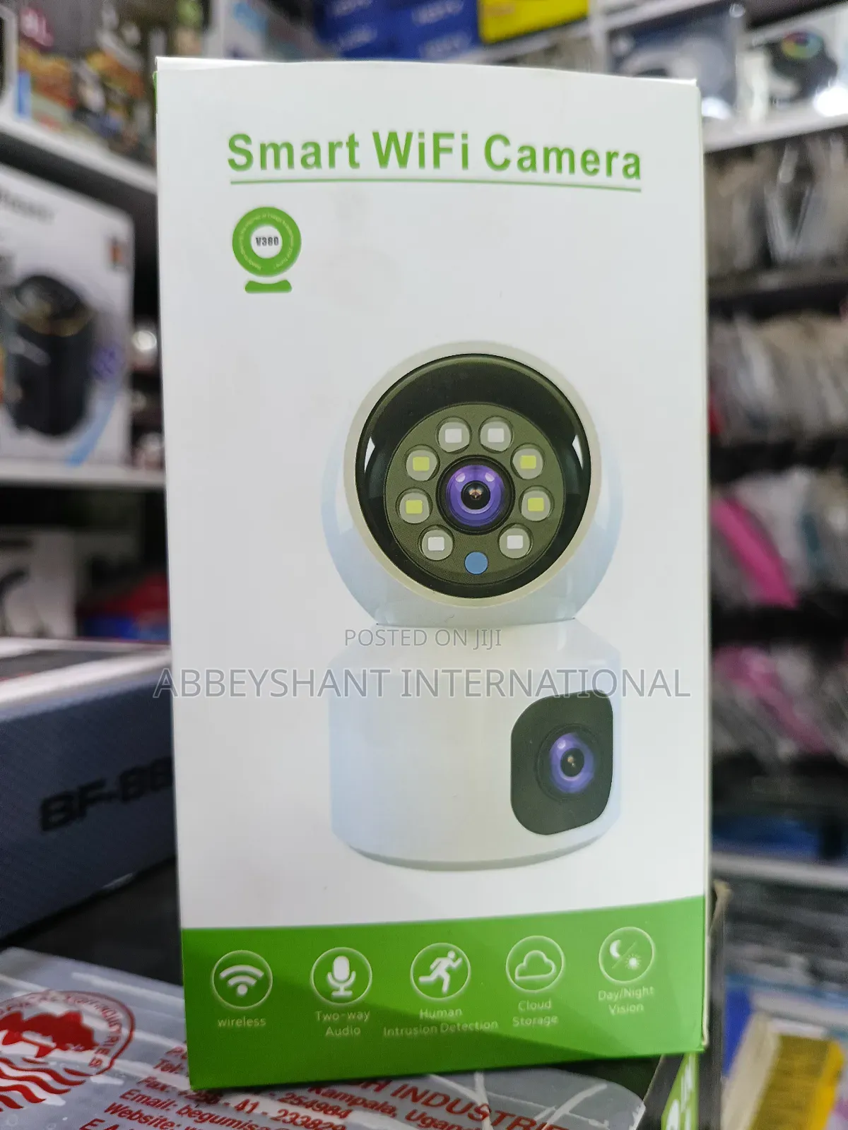 V380 Pro Dual Lens Wifi Camera, Sim Card Camera