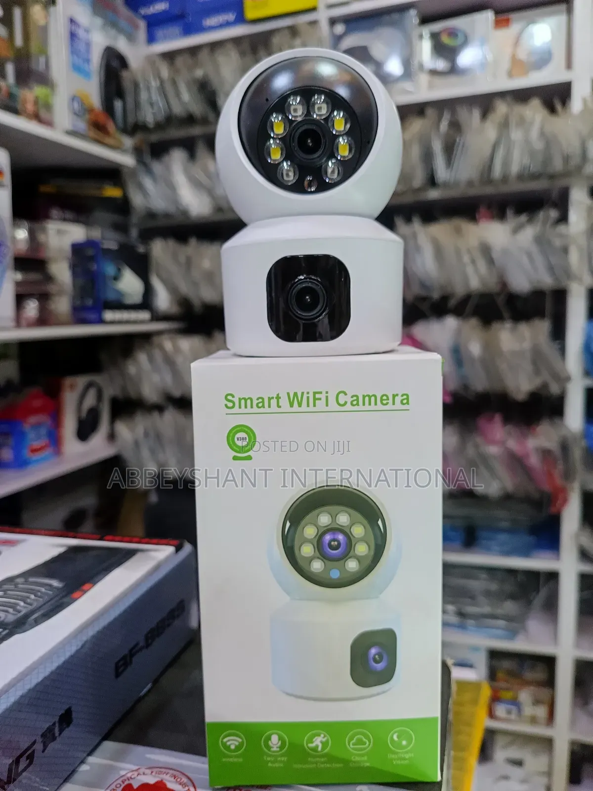 V380 Pro Dual Lens Wifi Camera, Sim Card Camera