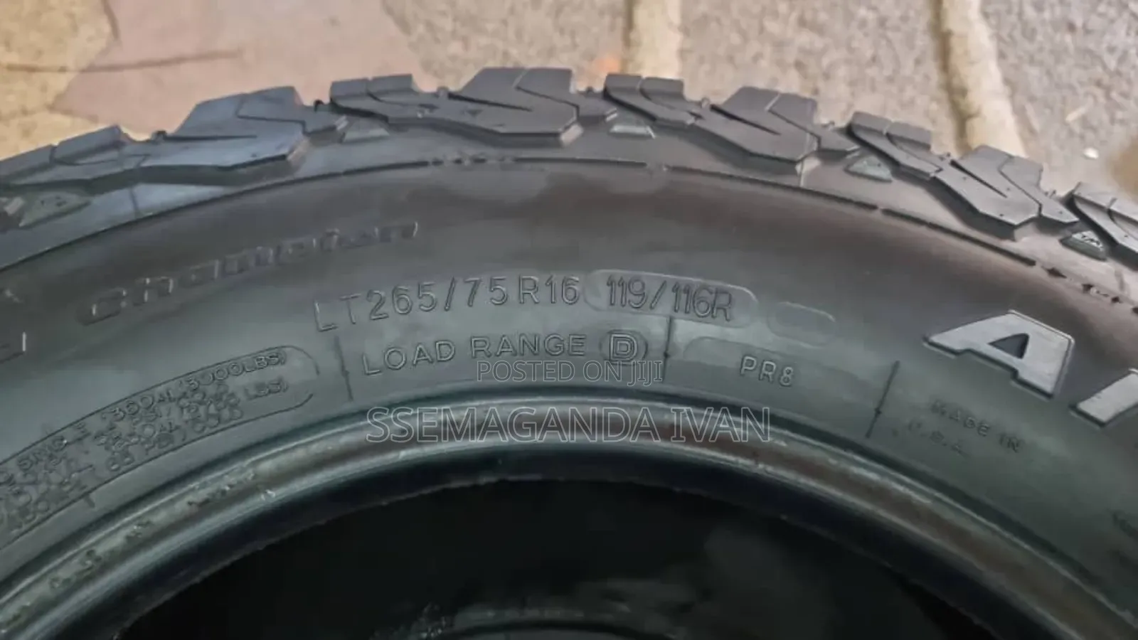 265/75r16 Bf Goodrich Usedin Good Condition