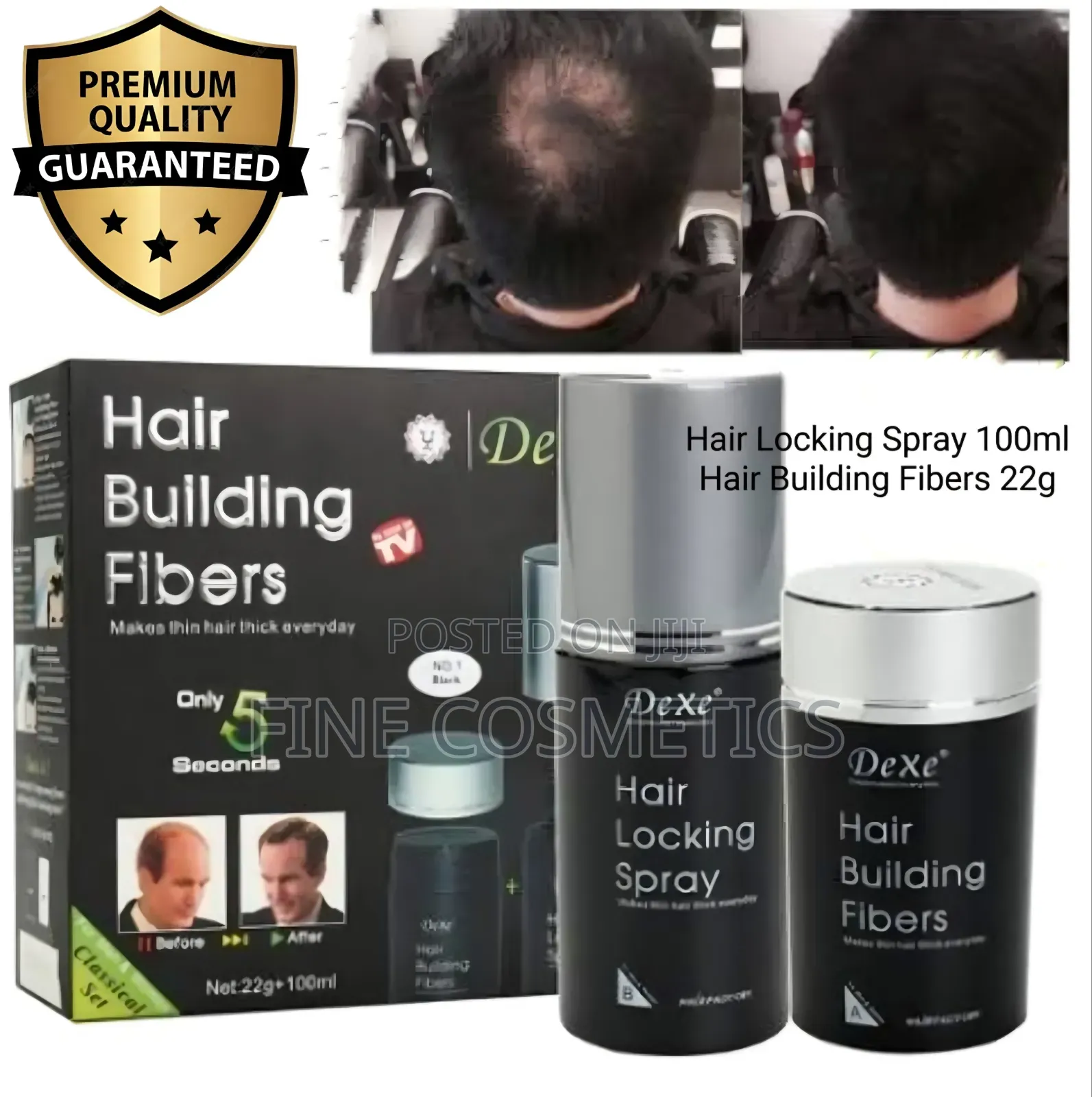 Dexe Hair Building Fibers, Fill Hair Loss, Baldness/Thinning
