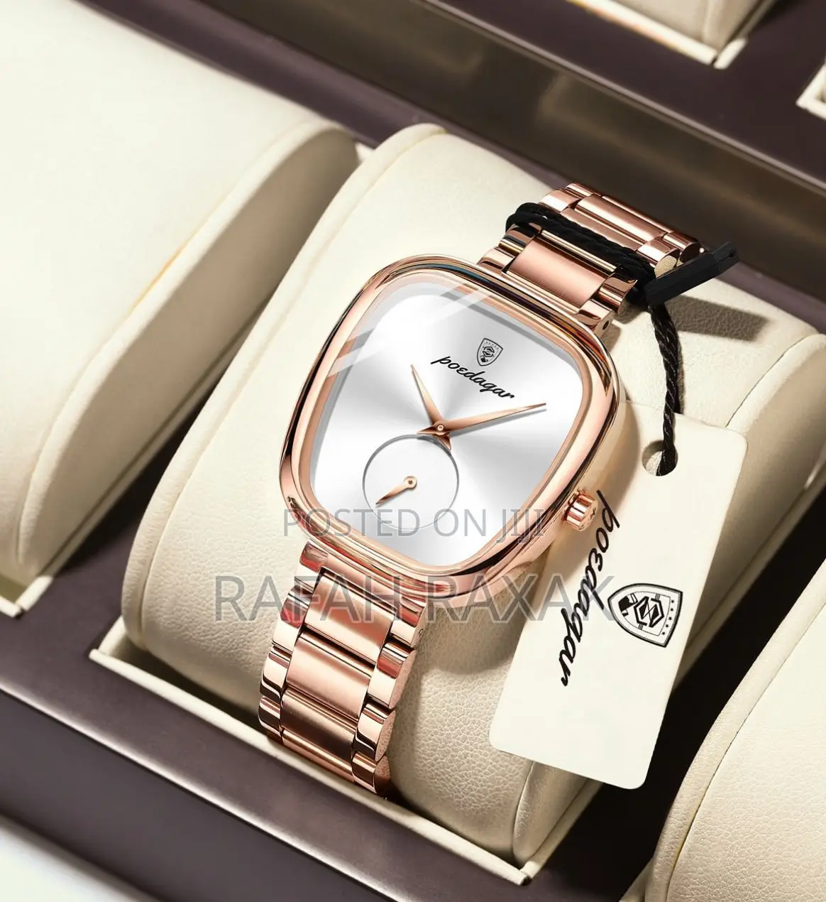Original Classic Women’S Gold/White Face Poedagar Watch