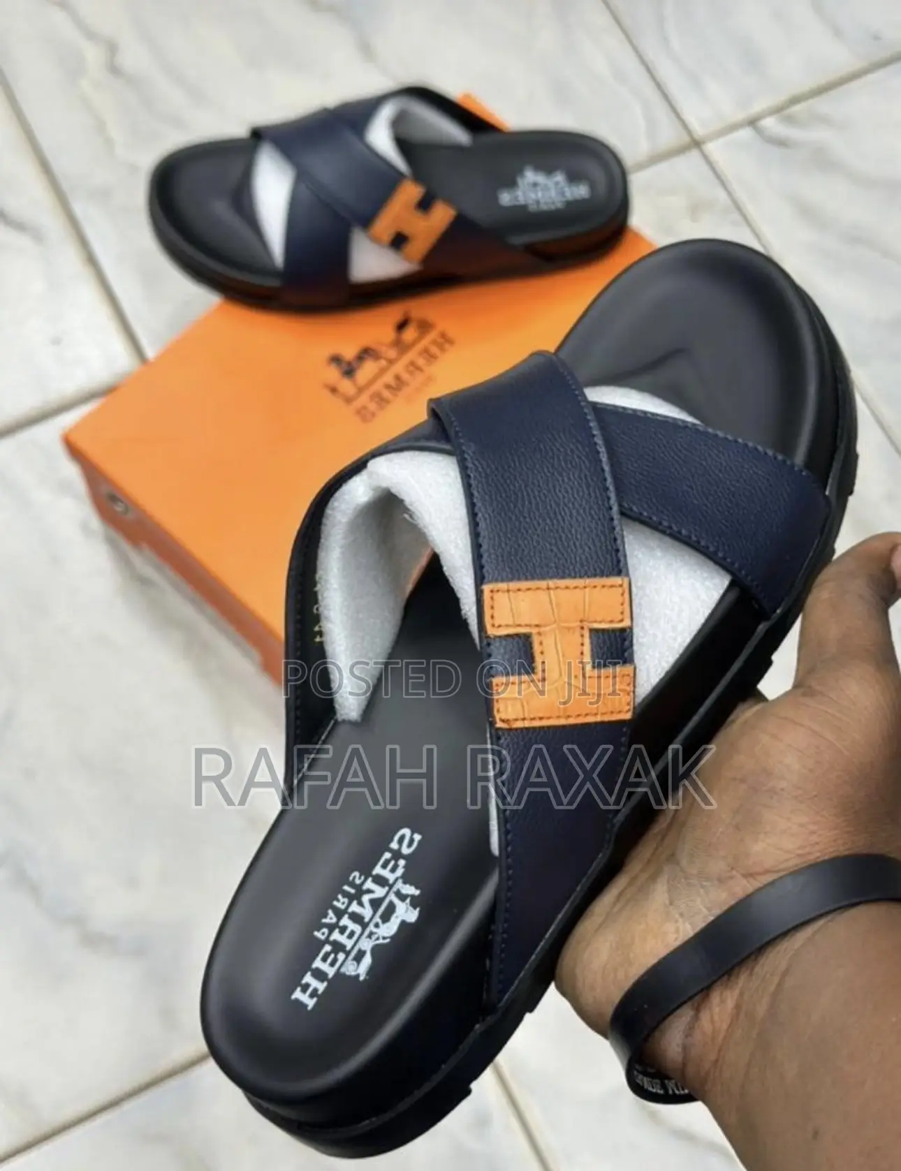 Original Men’S Classic Hermes Cross Luxury Sandals