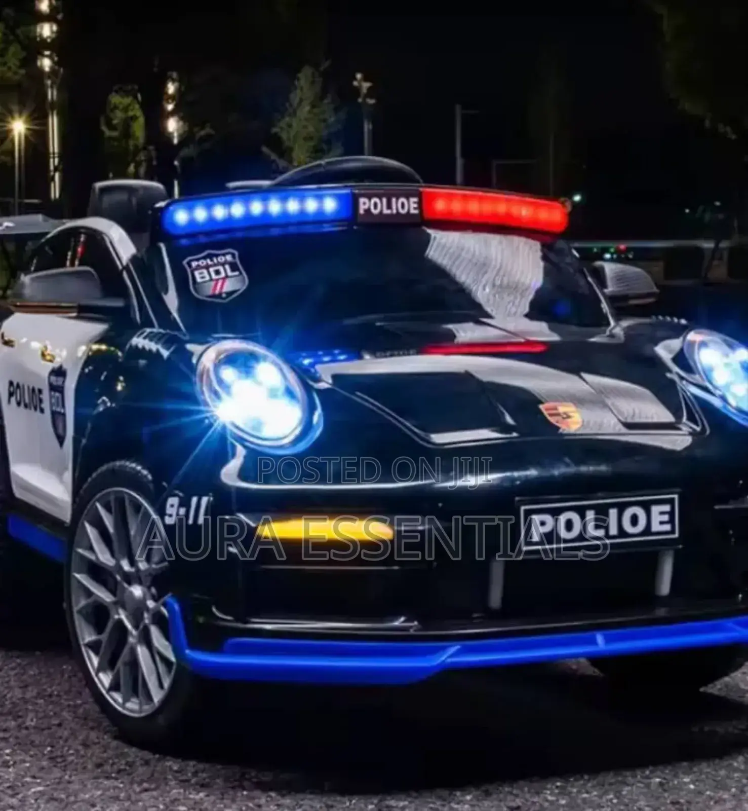 Powerche Police Ride Kids Ride Car