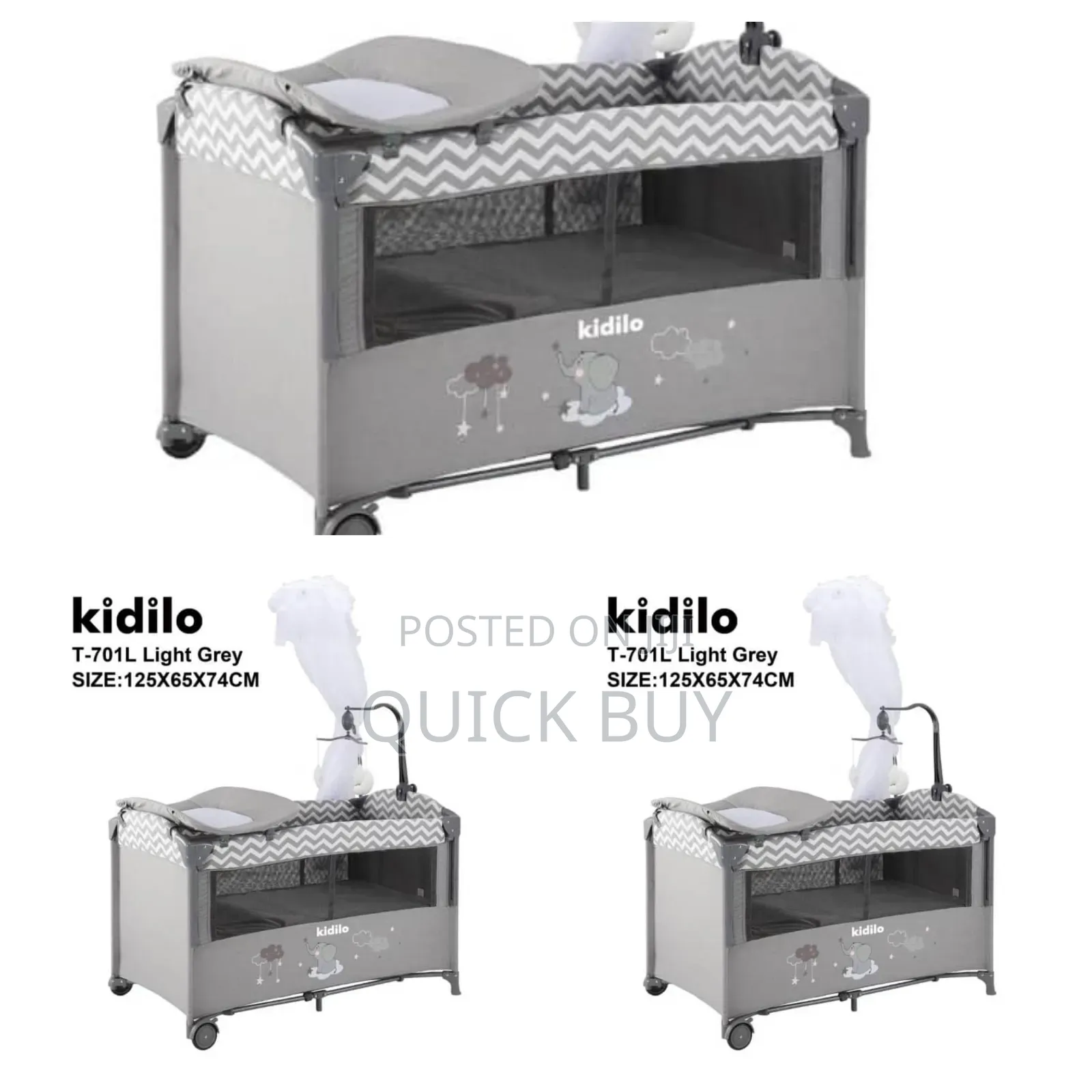 Kidilo Branded Baby Bassinet