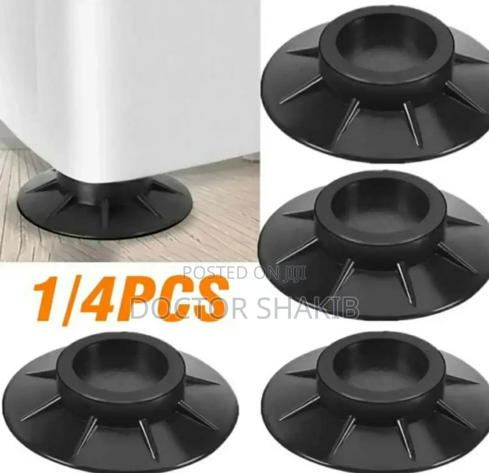 Quality Anti-Vibration Washing Machine Feet Pads, 4pcs