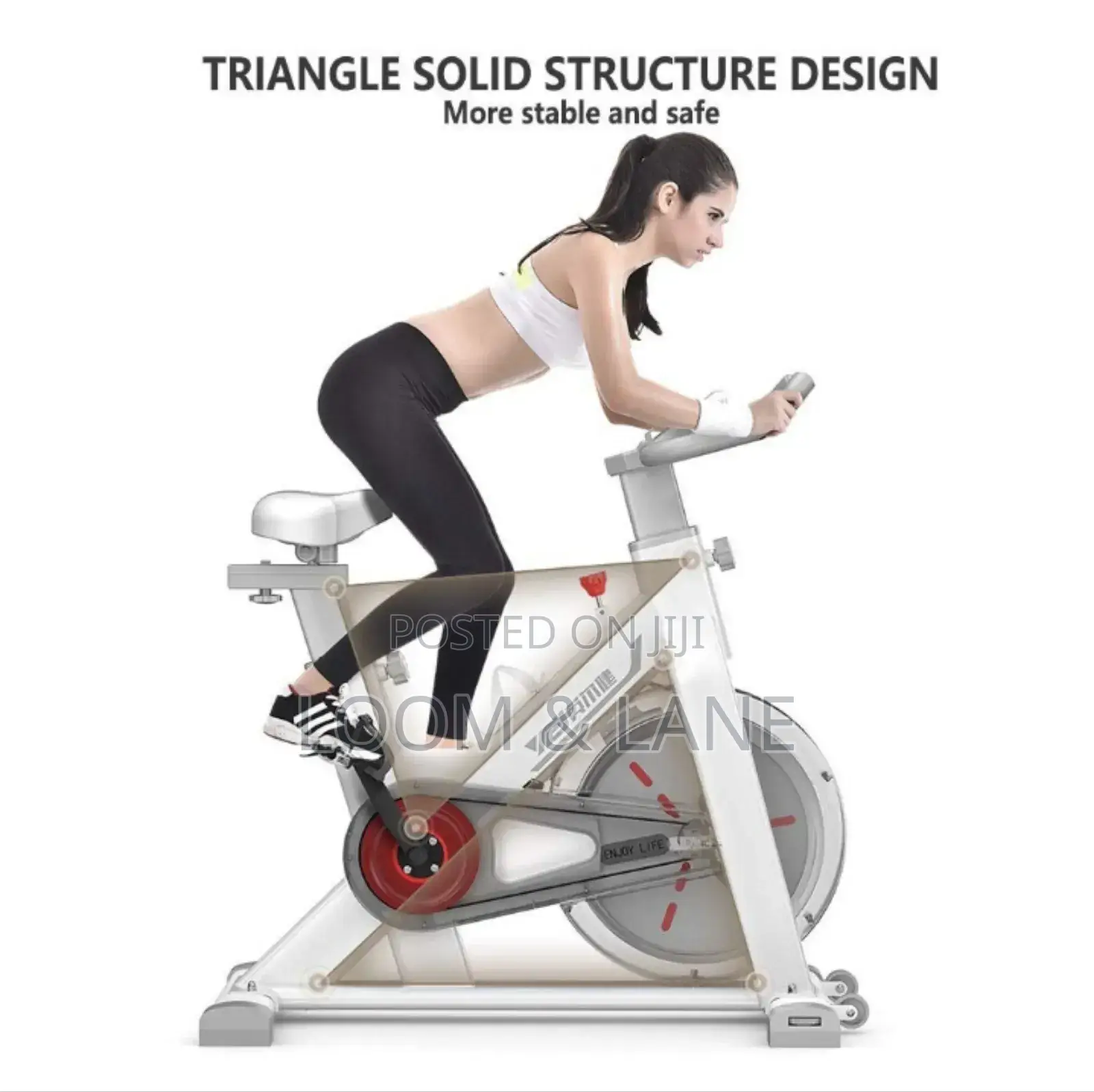 Heavy Indoor Cardio Spinning Exercise Bike