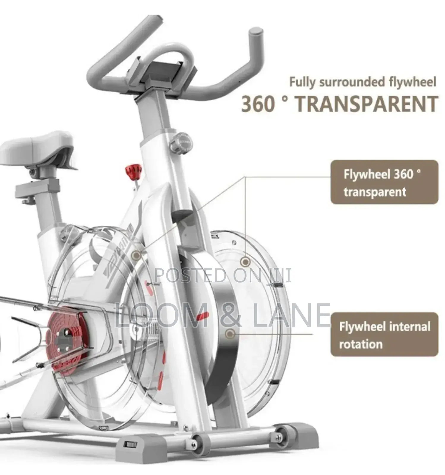 Heavy Indoor Cardio Spinning Exercise Bike