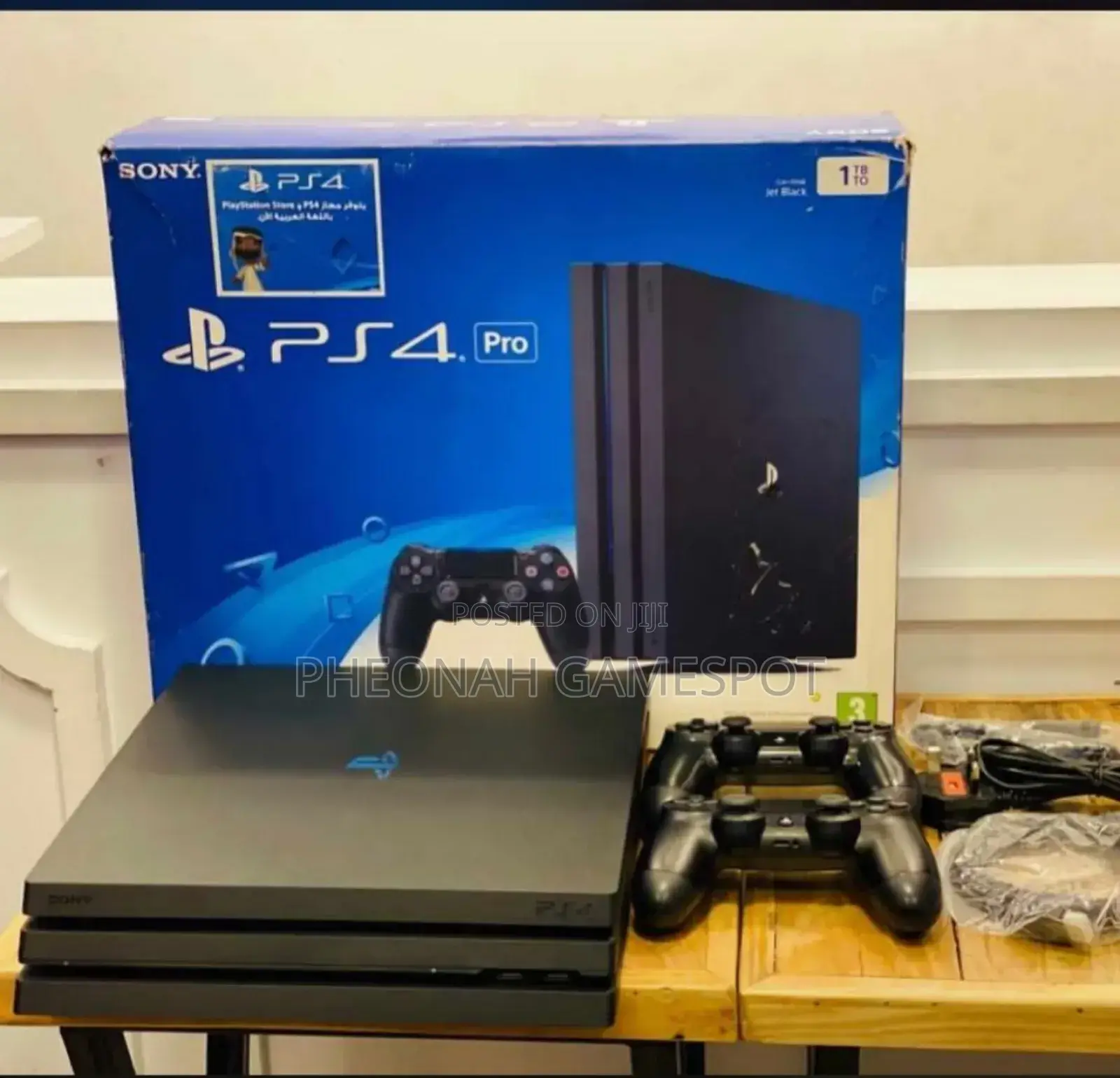 Brand New Ps4 Pro: , 1tb Storage, 20 Games, 2 Pads.
