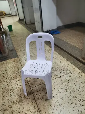 White Balanced Plastic Chairs