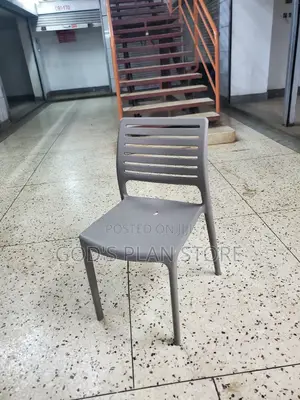 Patio Armless Plastic Chairs