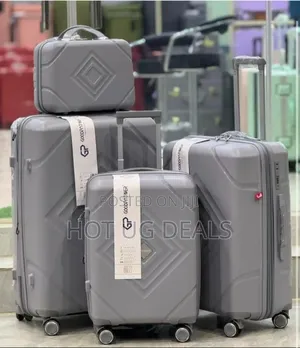 Set Of 4-in-1 Unbreakable Rubber Waterproof Suitcases