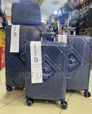 Set Of 4-in-1 Unbreakable Rubber Waterproof Suitcases