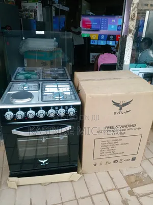 Sony Cooker 3gas And 1 Electric Plate And Electric Oven