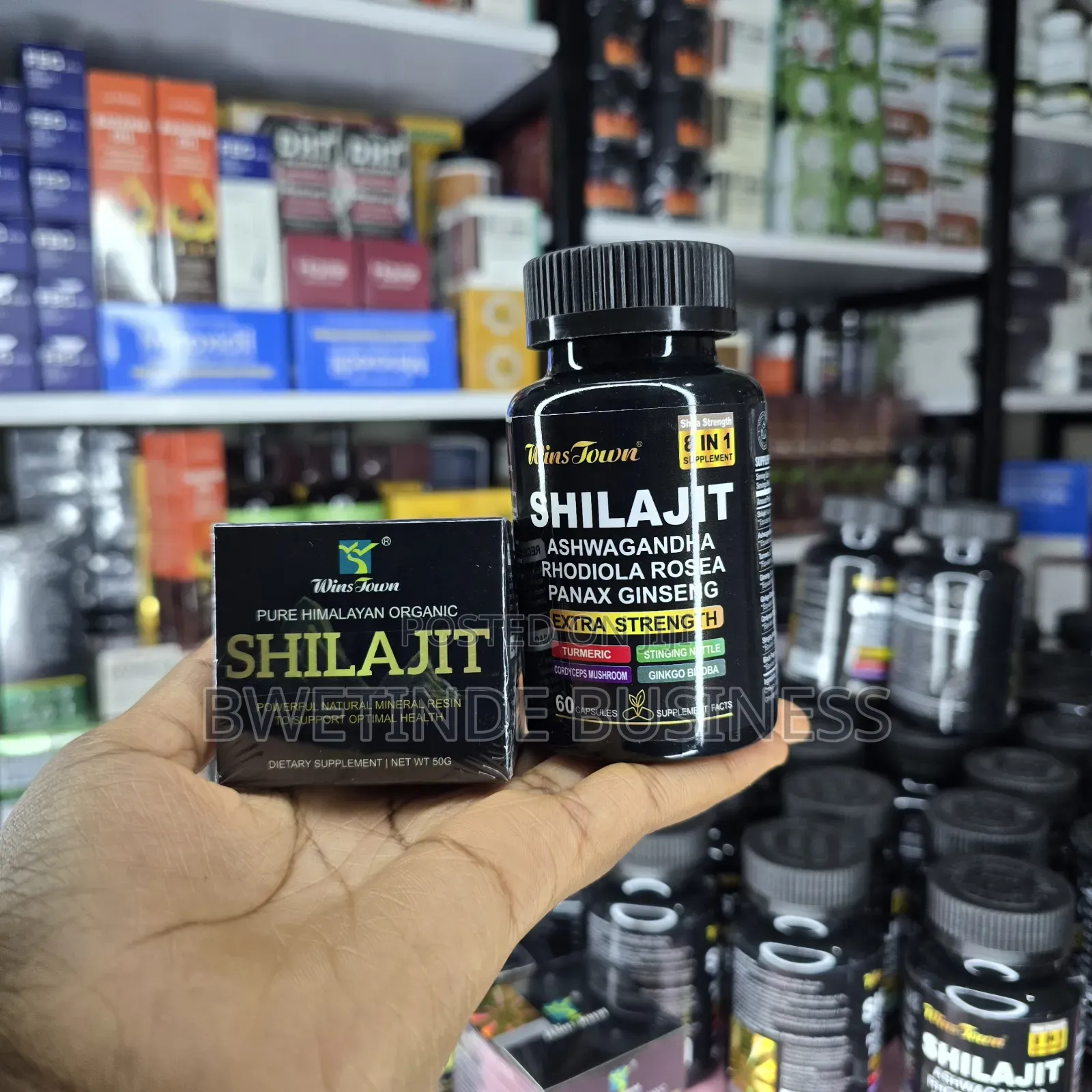 Combo – Shilajit Resin 20g Ashwagandha Capsules