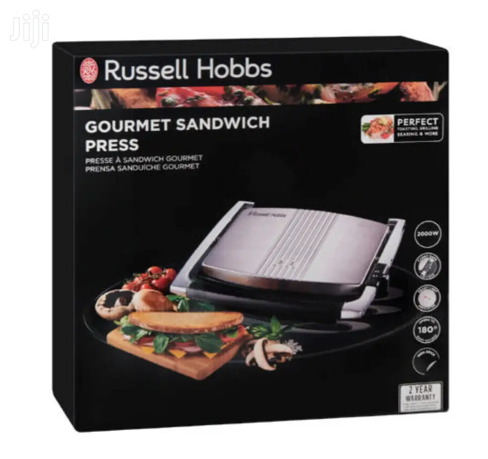 Russell Hobbs Stainless Steel Gourmet Sandwich Press 2000W