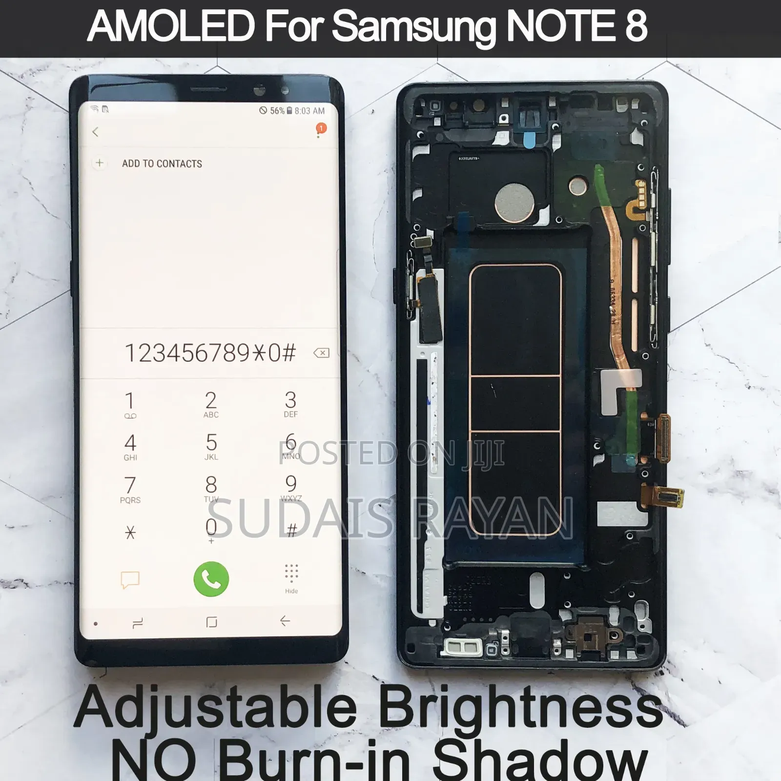 Samsung Galaxy Note8 Screen Replacement Repair for Note 8
