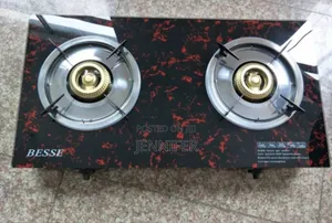 Double Gas Burner With Automatic Ignition