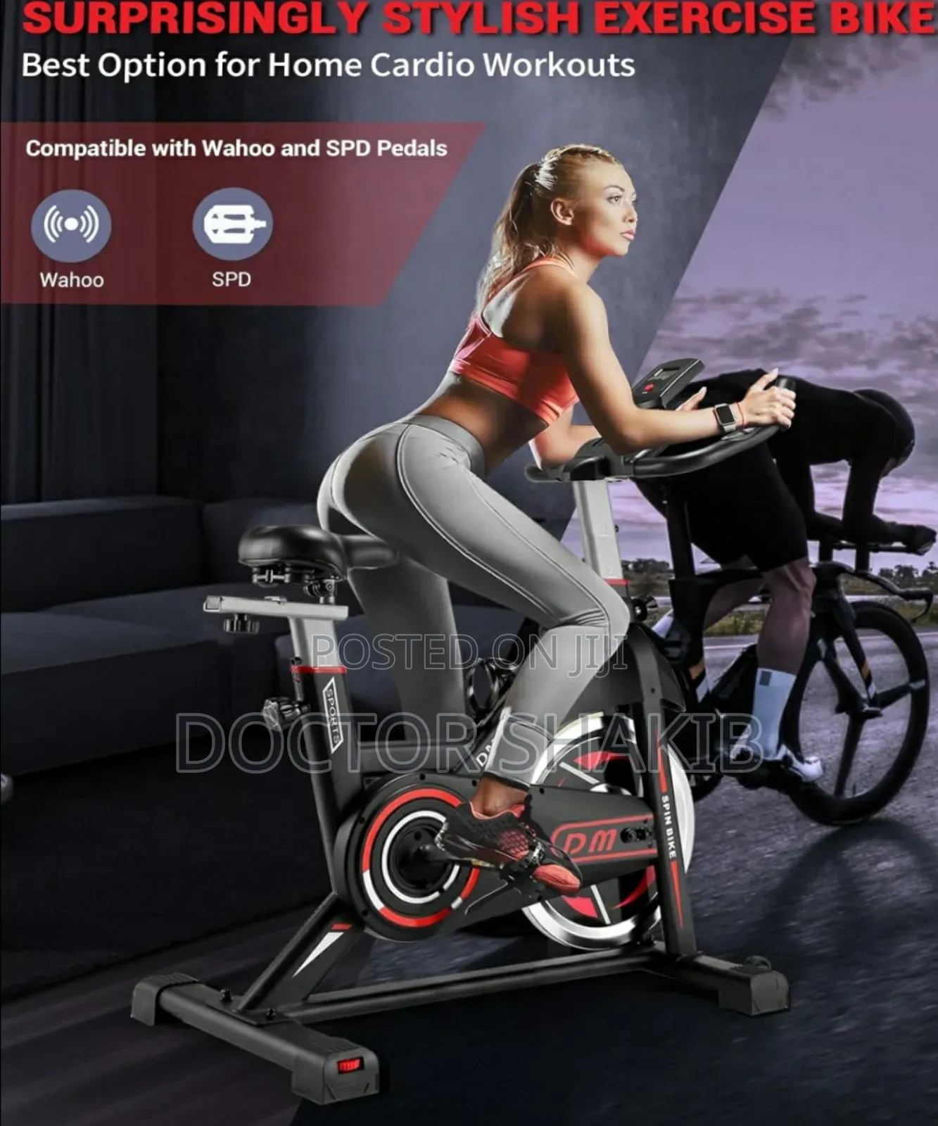 New Huijun Hj-8556 Indoor Exercise Speed Bike