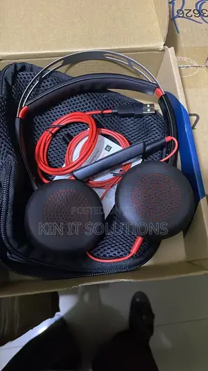 Poly Black Wire 5220 Type C Ad Usb a Headphones .