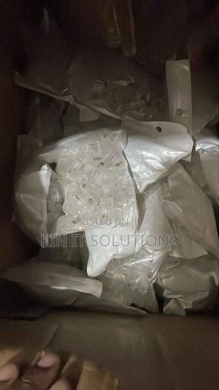 Rj45 Plastic Connectors 50pc’S.