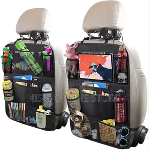 2pc Car Back Seat Organizer