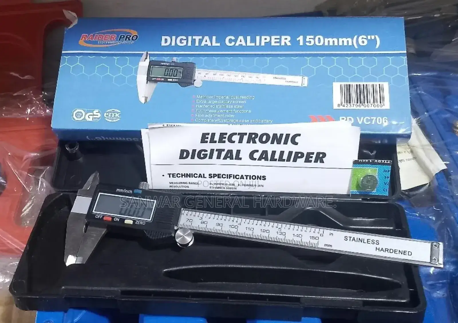 6"(150mm) Digital Vernier Caliper