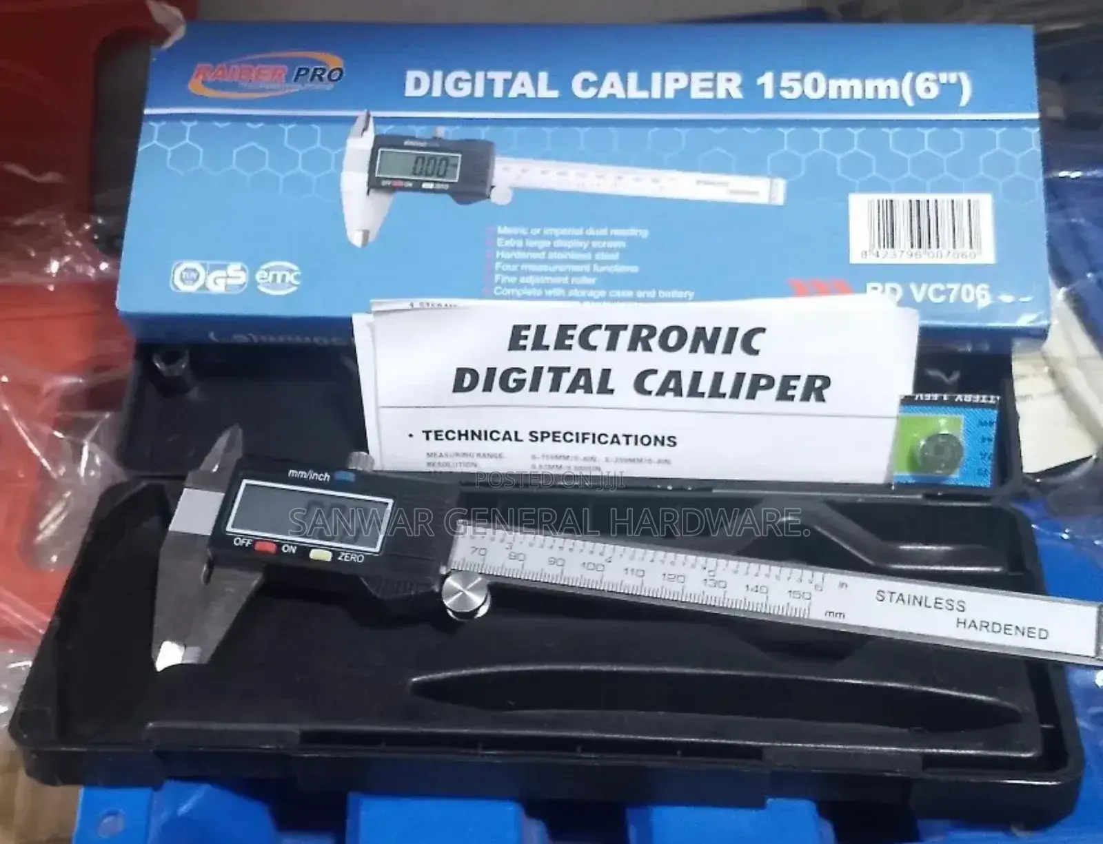 6"(150mm) Digital Vernier Caliper
