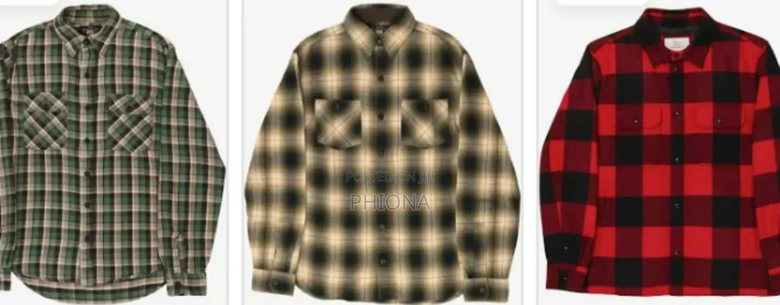 Throw on Checked for Men With Open Button