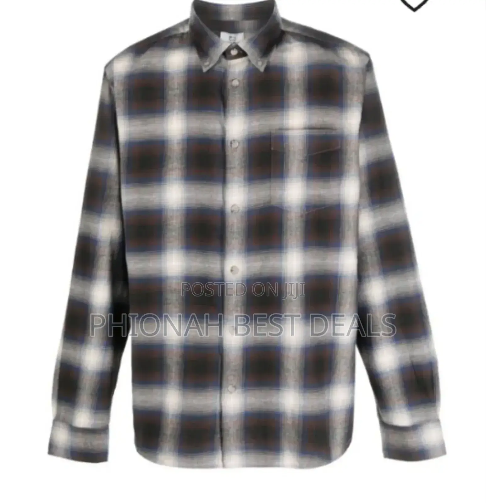 Throw on Checked for Men With Open Button