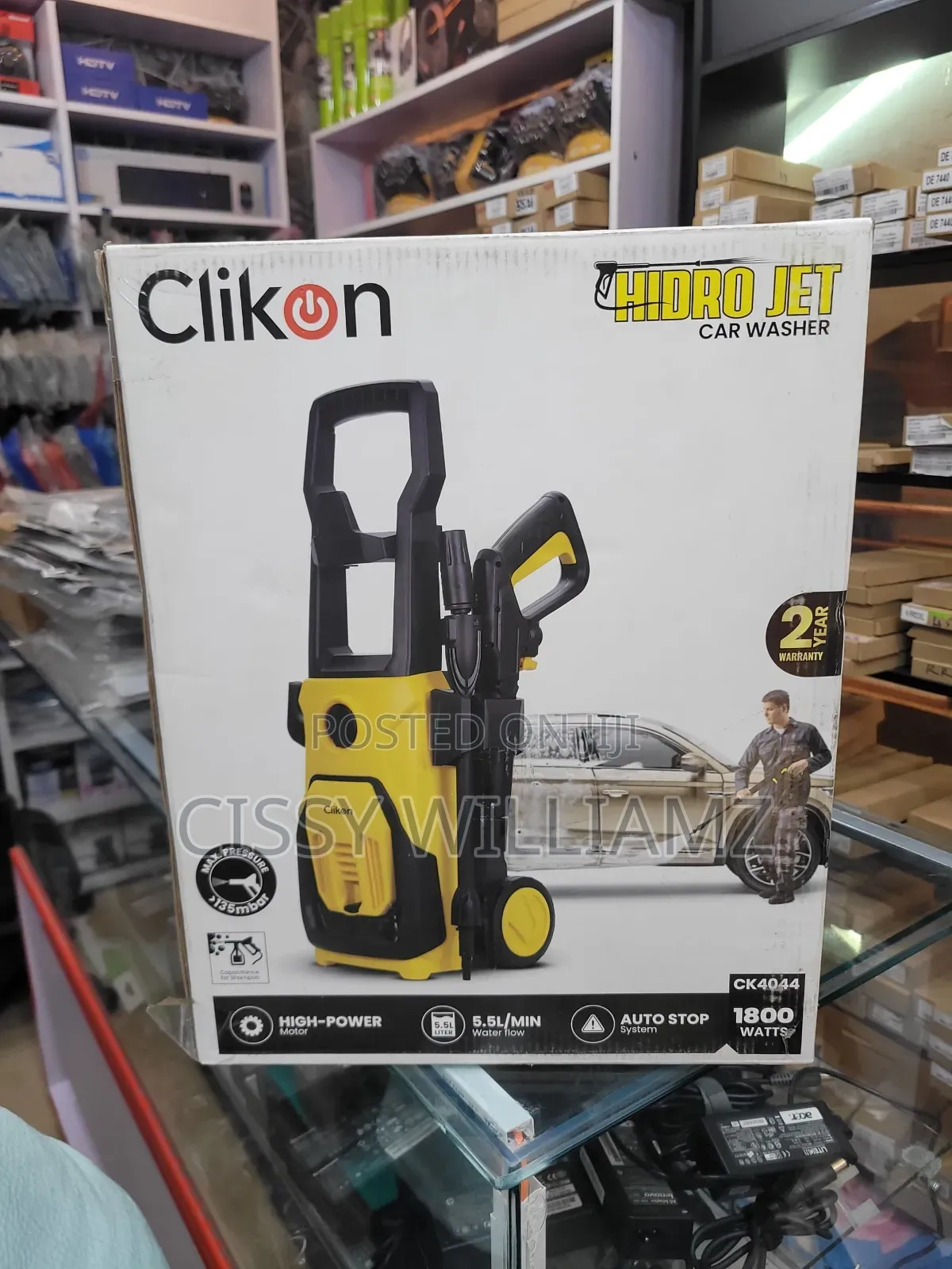 Clikon Hydro Jet Car Washer High Pressure Car Washer