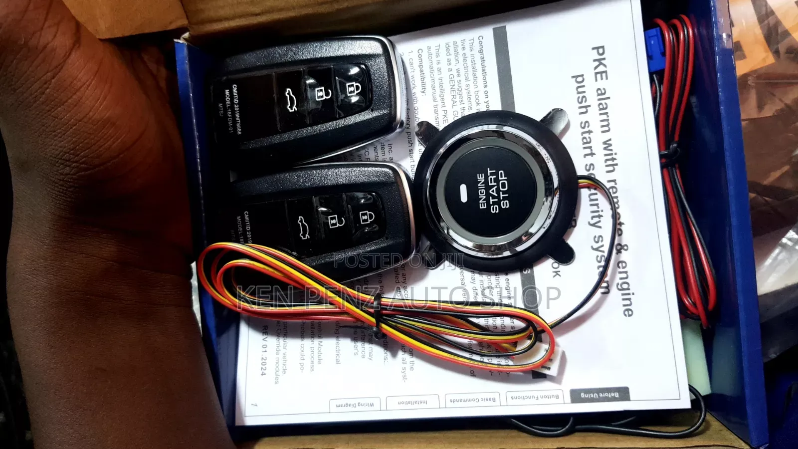 Push to Start Burton for All Cars