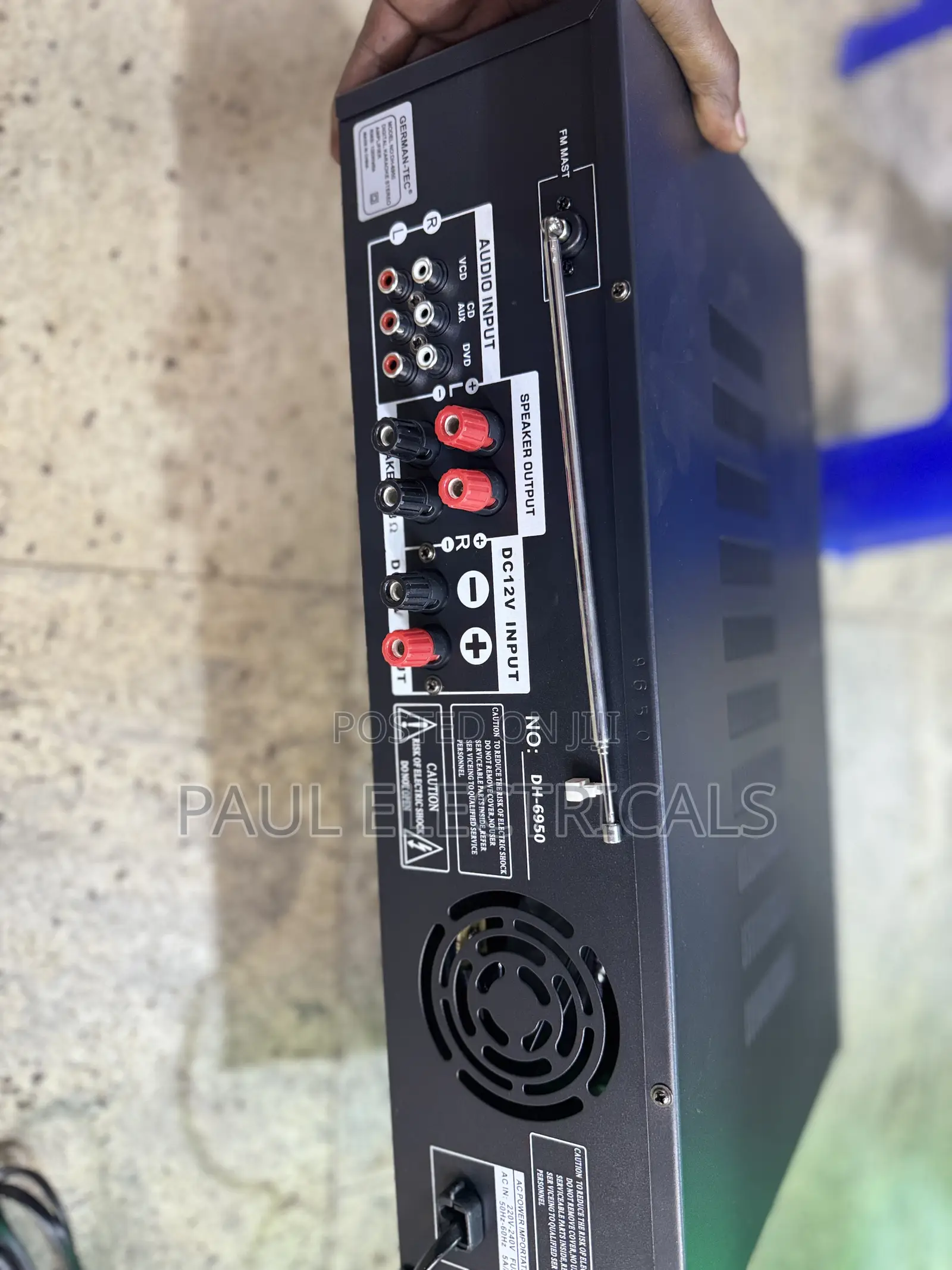 German Tec Amplifier Dh-6950