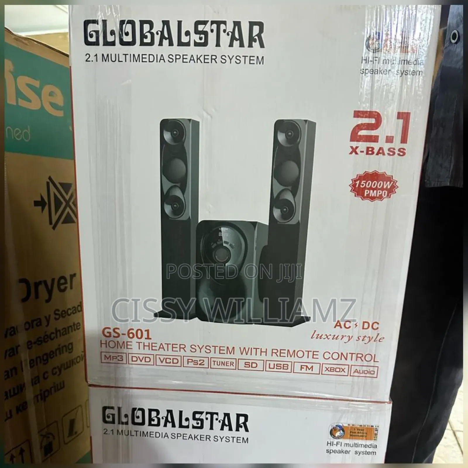 Globalstar Woofer 2.1 Inch Multimedia Speaker System