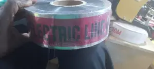 Underground Warning Tape(3"-1000ft -333.3m)Electric,Water,Fibre,
