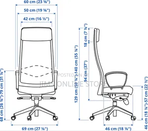 Gunlocke Genuine Office Chair Dubai Used